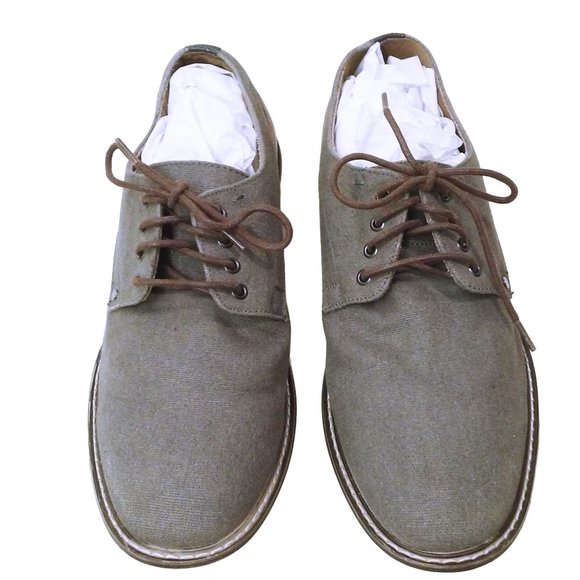 Madden Drudge Oxford -11M Summer Linen Fabric Lace-Up Lectronic Sole Preppy Grey - Picture 6 of 9
